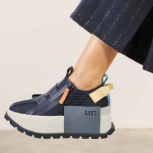 United nude ROKO copenhagen Blue White wedge sneakers Platform Chunky New 40 9